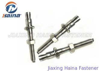 Round Head Customized A2 A4 Concrete Fixing Stainless Steel Through Bolts