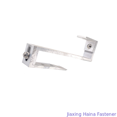 Montaż panelu fotowoltaicznego Metalowy system dachowy Zacisk dachowy Aluminiowy