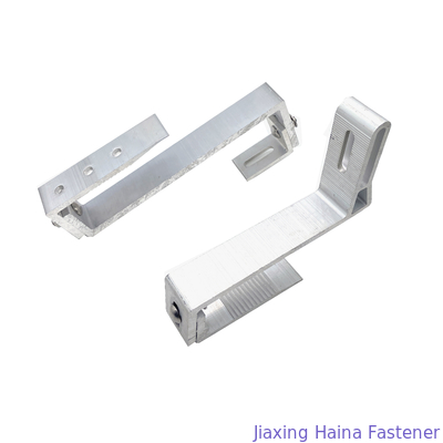 Montaż panelu fotowoltaicznego Metalowy system dachowy Zacisk dachowy Aluminiowy