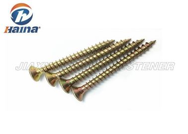 DIN7505 5X30mm Wkręty samogwintujące Pozsk Napęd Csk Głowy Żółte Ocynkowane Długość 30MM