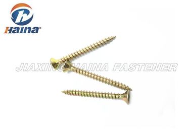 DIN7505 5X30mm Wkręty samogwintujące Pozsk Napęd Csk Głowy Żółte Ocynkowane Długość 30MM