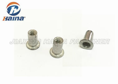 Aluminiowy okrągły korpus M4 M6 M8 Nity z łbem płaskim Nakrętki bez radełkowania