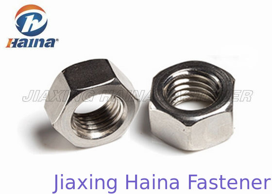Stock Stainless Steel 304   M6 - M36 DIN 934 Hex Head Nuts For Fastening