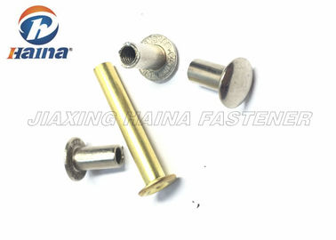 Odzież Hollow Brass Round Flat Head Nity Nity zrywalne Nakrętki do obuwia
