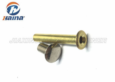 Odzież Hollow Brass Round Flat Head Nity Nity zrywalne Nakrętki do obuwia