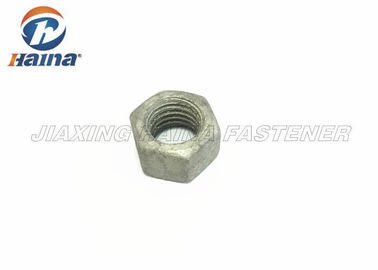 Aluminum / Brass Hex Head Nuts Galvanized Hot Dip M14 GR8.8 UNC For Wind Energy