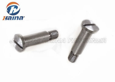 304 Stainless Steel Machine Screws Slotted Pan Head With Shoulder 45mm Length