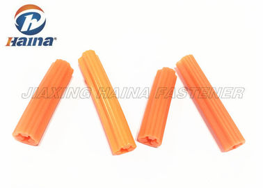 Pomarańczowy / niebieski / biały 5 / 16x1 "Betonowe plastikowe kołki rozporowe z nylonu Śruba kotwiąca