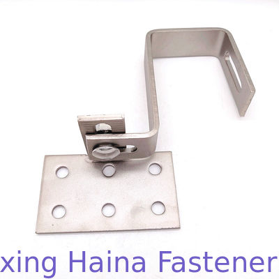 Panel słoneczny A4 ze stali nierdzewnej Montaż na zamówienie Regulowany hak dachowy z dachówką