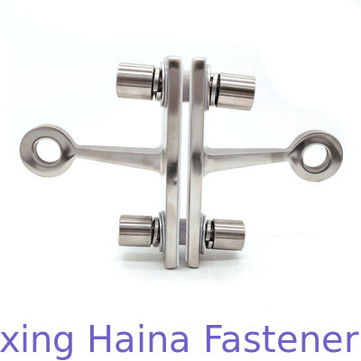 Wykończenie lustra z dwoma ramionami SS316 Szklana fasada ścienna