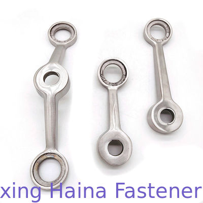 Stal nierdzewna 304 316 Jednoramienny szklany pająk do montażu na ścianie osłonowej