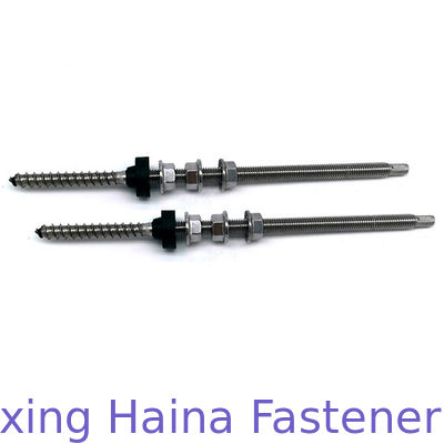 Dach do montażu słonecznego SUS304 SUS316 Metryczne śruby wieszakowe z podwójnym końcem