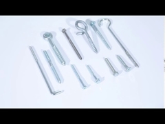 Blue White Zinc Plated Hex Head Screw With Flange Self Tapping